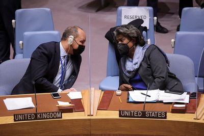 ‘This is not a routine deployment’: US and UK diplomats detail Russian troop buildup at UN Security Council session