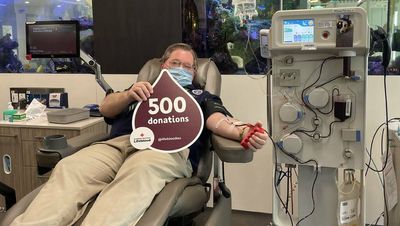 Canberran sets ACT record for blood donations