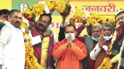 Past govts ignored welfare, patronised goons, says UP CM Yogi Adityanath