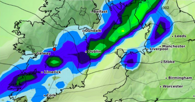 Met Eireann pinpoints arrival of 'heavy rain' this week as temperatures drop to freezing