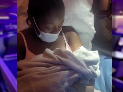 Woman gives birth to healthy baby on board an 11-hour transatlantic United flight