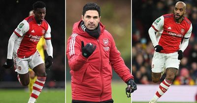 Arteta's three remaining forward options with two out of contract in the summer