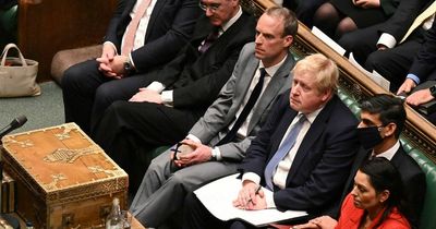 Dominic Raab claims Boris Johnson can't admit parties - because it'd 'pre-empt police'