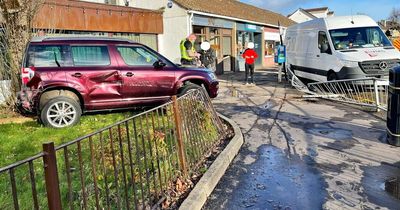 OAP charged after car hit launderette in Lanarkshire village