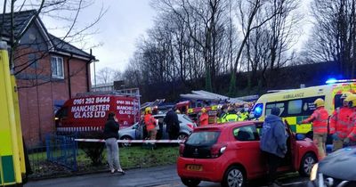 Van smashes into house and leaves devastating scene of wreckage