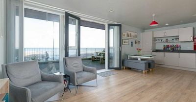 Edinburgh property: Sea-front flat with stunning balcony over the water hits the market