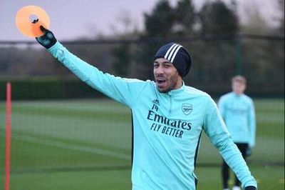 Pierre-Emerick Aubameyang spotted in Barcelona training before official confirmation of Arsenal transfer