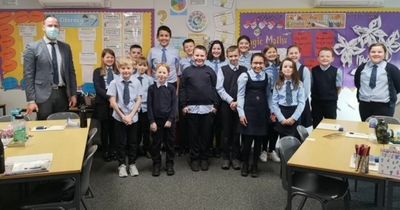 Lanarkshire MSP enjoys political debate with primary school children in Airdrie