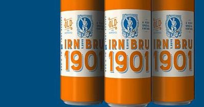 Sneak peek at new 'sleek' 330ml cans of 1901 full sugar recipe Irn-Bru