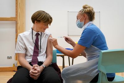 School pupils in deprived areas ‘much less likely’ to have Covid-19 vaccine