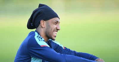 Pierre-Emerick Aubameyang reunited with Ousmane Dembele in Barcelona training after Arsenal exit