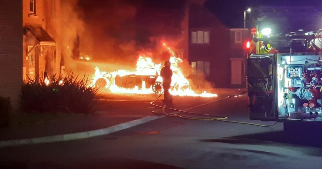 Mum's Range Rover exploded 'like a bomb' before huge…