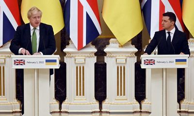 Russian invasion of Ukraine would be a disaster, says Boris Johnson in Kyiv