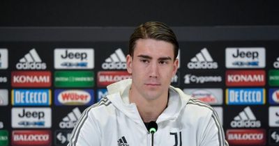 Dusan Vlahovic responds to taking Cristiano Ronaldo's No.7 shirt at Juventus