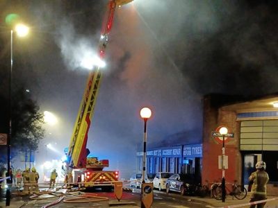 Tube delays after 70 firefighters tackle huge blaze near Acton Town station