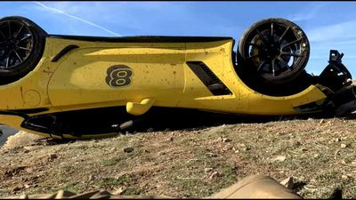 In-Car Camera Captures Chevy Corvette Z06 Crash At Willow Springs