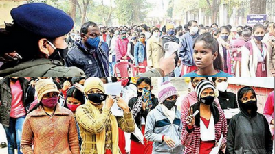 First day of Inter exams: 74 expelled, 3 imposters held in Bihar