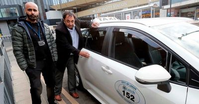 Leeds taxi driver's fury after thug attacks car then runs away