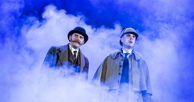 A body falling from the ceiling - and TWO dance numbers... The Hound of the Baskervilles at The Lowry, reviewed