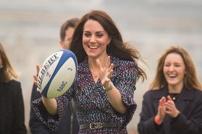 Duchess of Cambridge takes over as patron of the RFU and the RFL