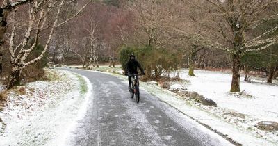 Met Eireann Ireland weather forecast sudden change in temperature with chance of snow