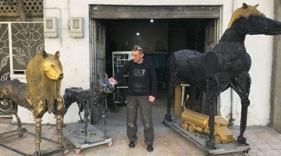 Algerian Blacksmith Uses Scrap Metal in Contemporary Art