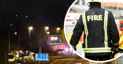 Vibrations felt across Bristol and 'bomb sound' heard as lorry bursts into flames