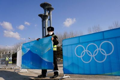 AP PHOTOS: Life in the 'bubble' at the Beijing Olympics