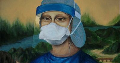 Dublin student nurse's 'Corona Lisa' painting being auctioned off for LauraLynn