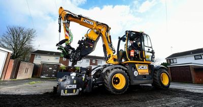 JCB pothole machine helps council to complete three years of road repairs in just four months