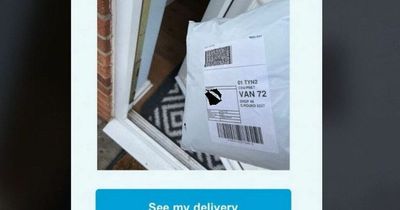 Hermes delivery man who got no answer opened door and threw parcel in