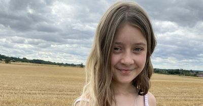 Schoolgirl, 11, has half blonde and half brown hair due to rare genetic birthmark