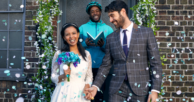 Deliveroo offers loved-up couples unforgettable doorstep wedding experience