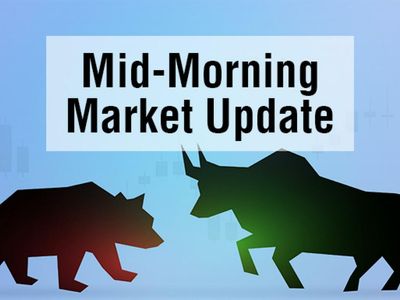 Mid-Morning Market Update: US Stocks Mostly Higher Following Upbeat Alphabet Earnings