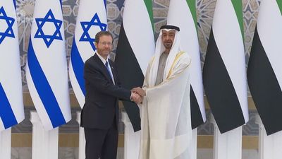 Israeli president makes historic visit to UAE