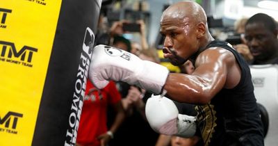 Floyd Mayweather was "fired up" for Money Kicks bout after watching Claressa Shields train