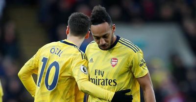 Mesut Ozil sends Pierre-Emerick Aubameyang public message after he leaves Arsenal