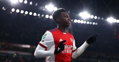 Ian Wright delivers brutal verdict on Arsenal youngster Eddie Nketiah's future at the Emirates