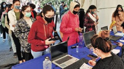 Migrants spike Telangana 1st dose cover to 105%