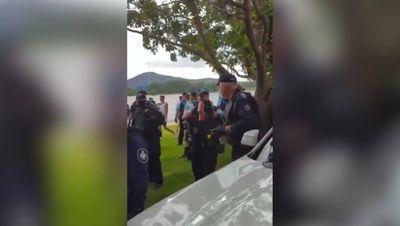 ACT police 'counselled' after anti-vax capsicum spray celebration
