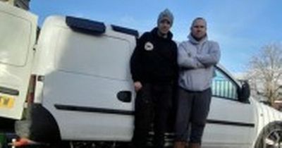 Lanarkshire car valeting firm help clean-up their town after spate of graffiti