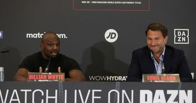 Eddie Hearn explains Dillian Whyte's silence since Tyson Fury purse bids