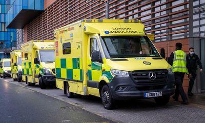 Ambulance wait figures outside hospitals in England highest for five years