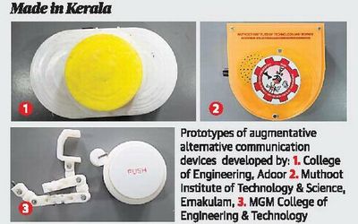 Engineering colleges in Kerala develop devices to address needs of children with communication disorders