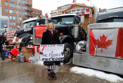 Canada rules out use of troops against truckers' blockade; more protests planned