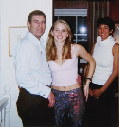 Prince Andrew’s ex-girlfriend claims famous photo of him with Giuffre and Maxwell is fake