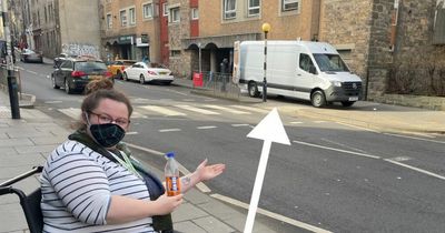 Edinburgh woman 'trapped' after van blocks off accessible pathway for wheelchairs