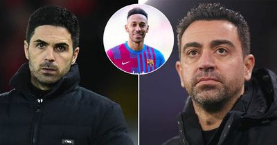 Mikel Arteta hands Xavi a brand new problem as Pierre-Emerick Aubameyang signs