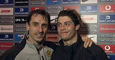 The classy Gary Neville and Cristiano Ronaldo 2004 interview at Manchester United