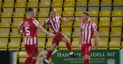 Callum Hendry showed his passion and quickly targets more scenes of celebration